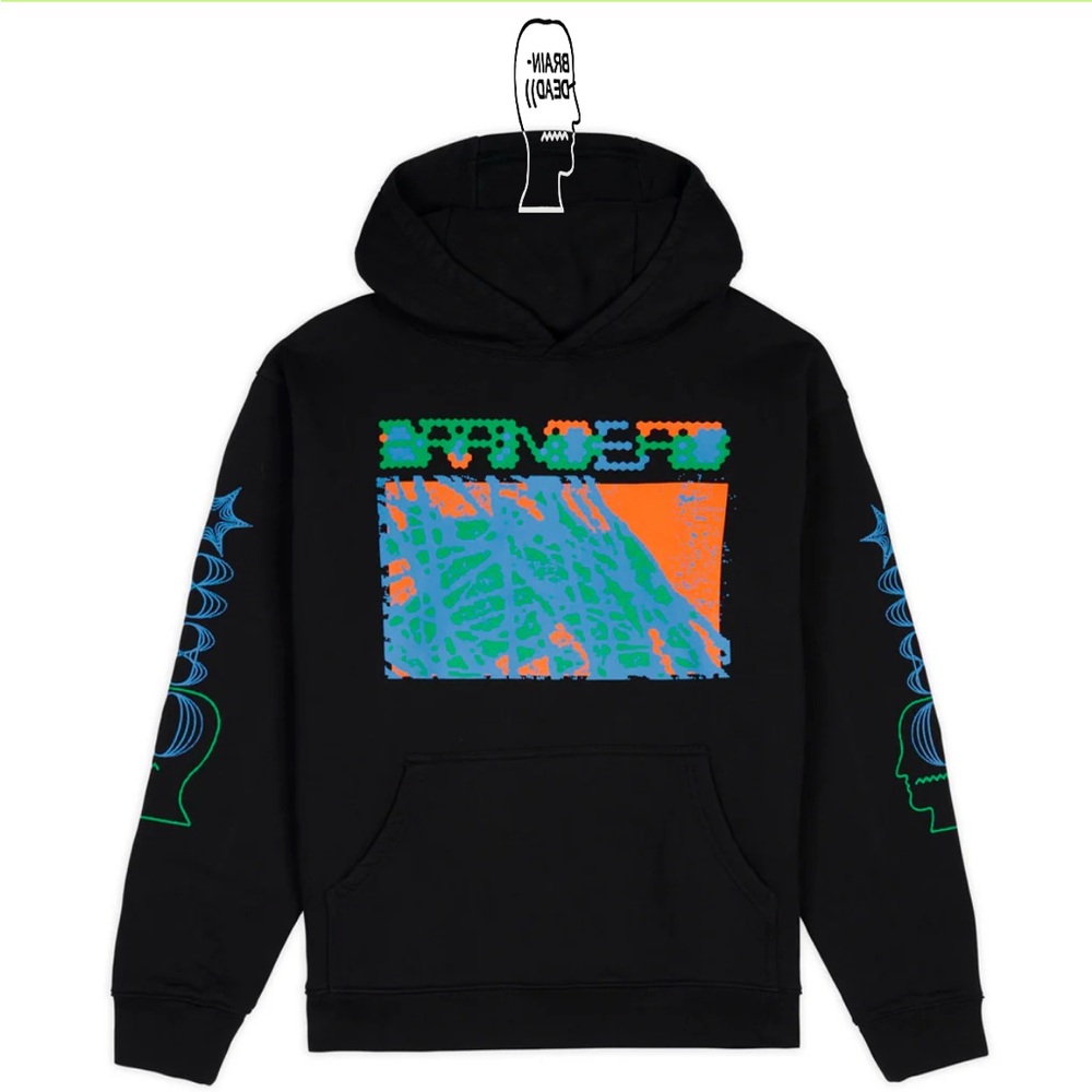 VIDEOSPHERE HOODIE - BLACK, Small